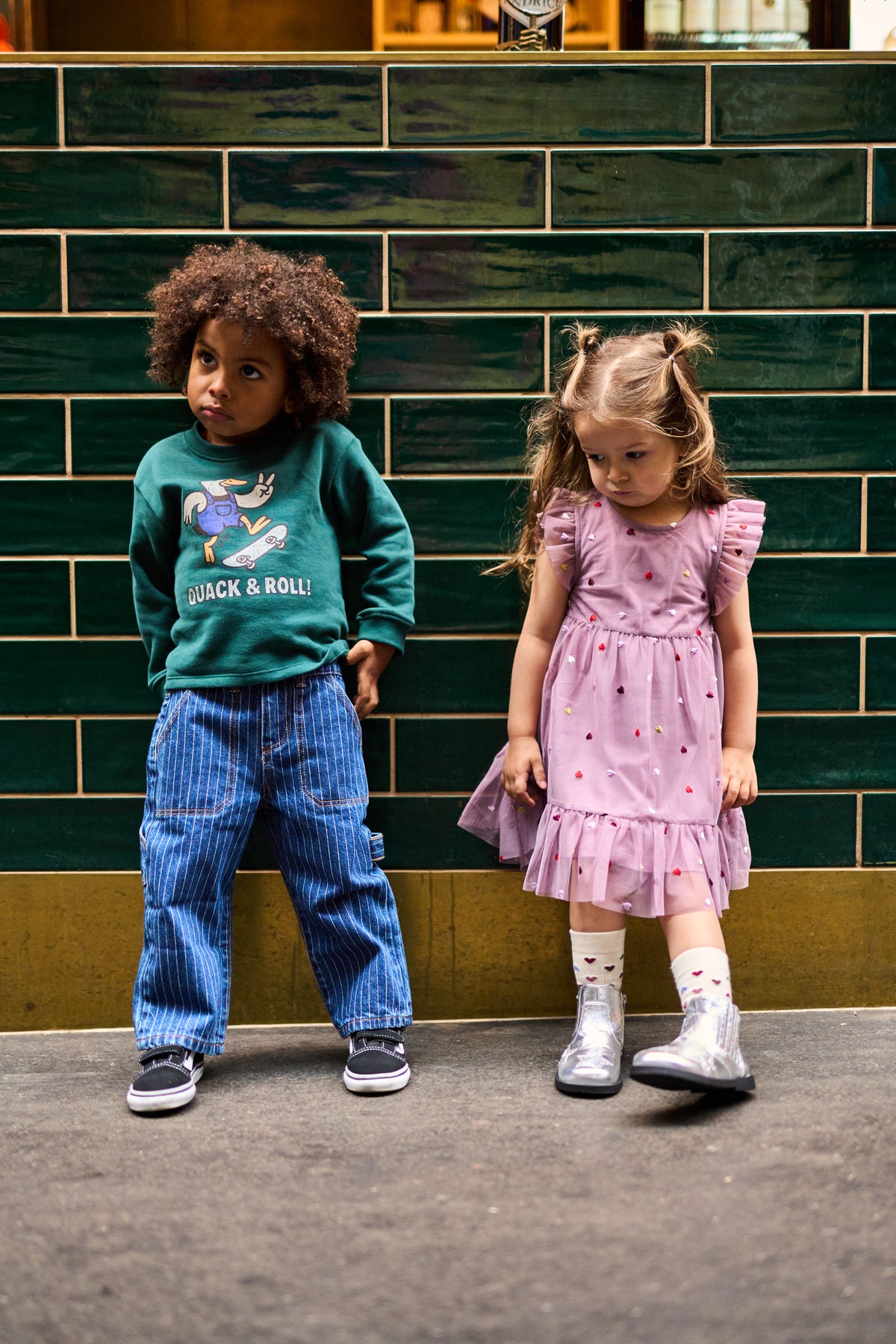 || The New || Gestreepte baggy jeans - Siblings
