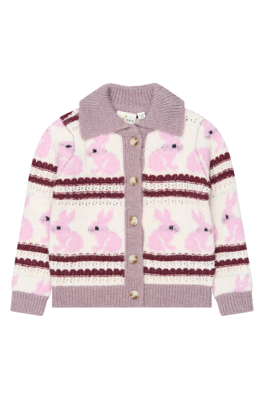 || The New || Gebreid vest met konijnen - Siblings