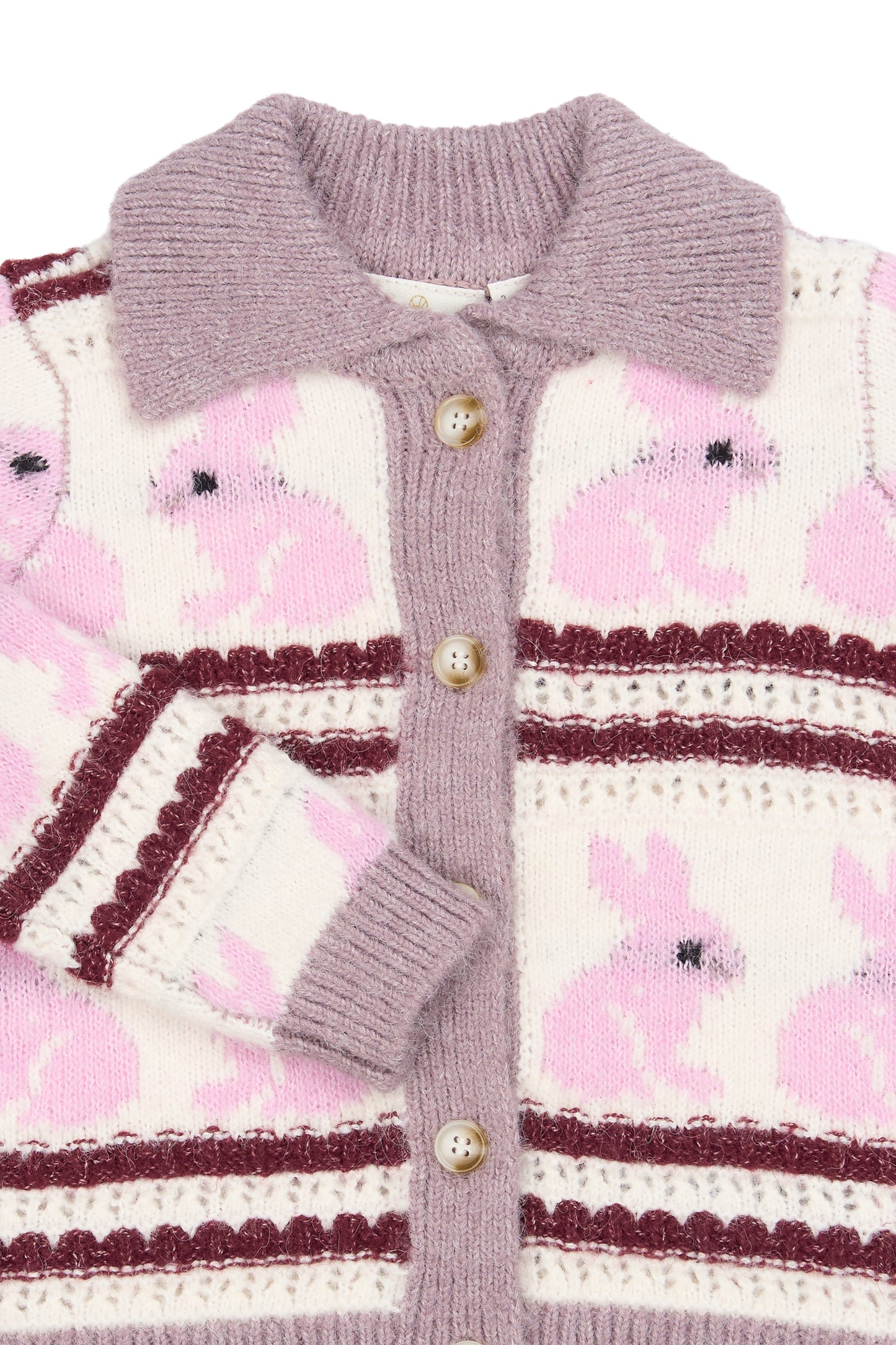 || The New || Gebreid vest met konijnen - Siblings