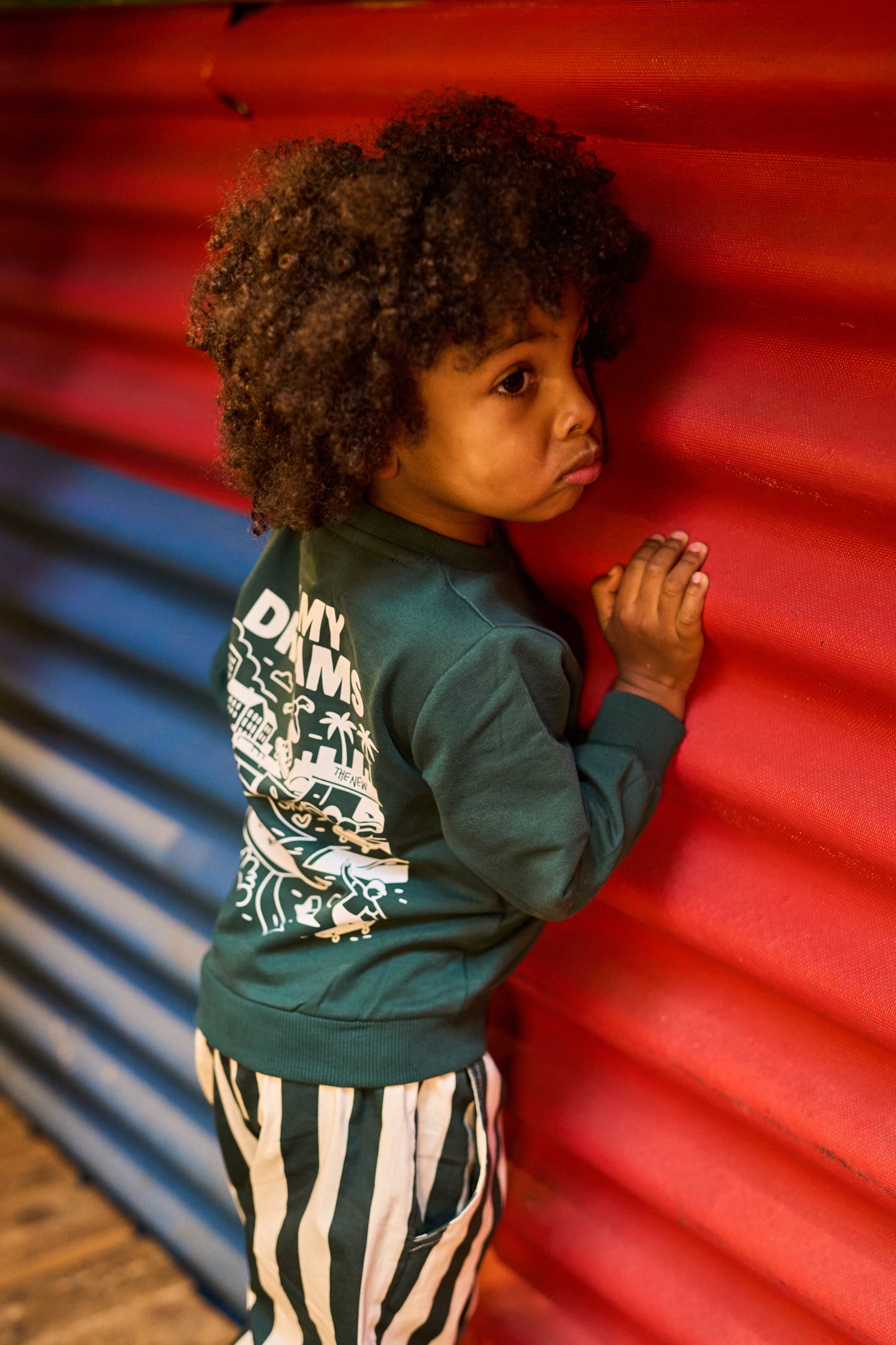 || The New || Gestreepte baggy broek - Siblings