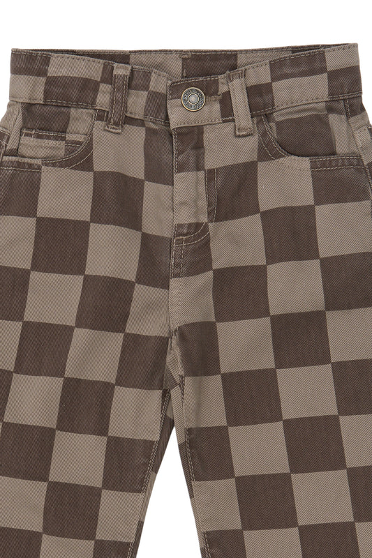 || The New || Geblokte baggy jeans - Siblings