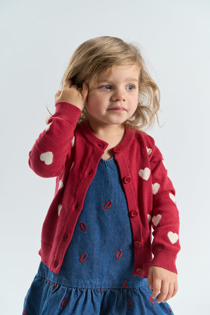 || The New || Vestje met hartjes - Siblings
