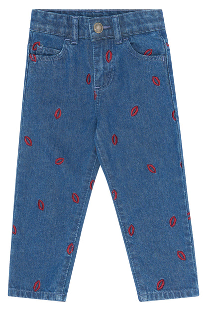 || The New || Jeans wide leg met borduursel - Siblings