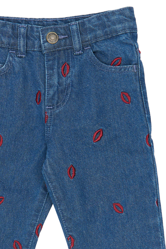 || The New || Jeans wide leg met borduursel - Siblings