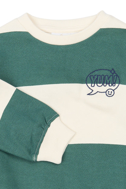 || The New || Gestreepte sweater ‘YUM’ - Siblings