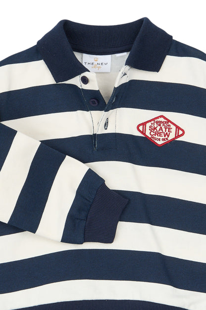 || The New || Gestreept polo sweatshirt - Siblings