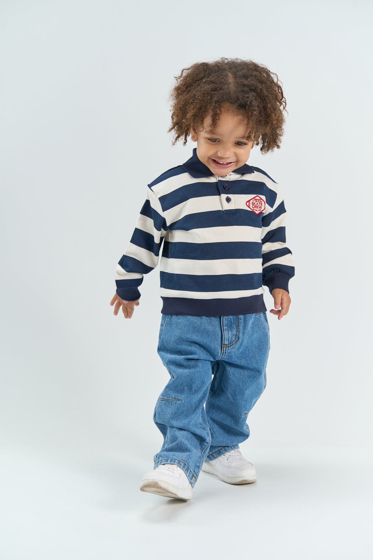 || The New || Gestreept polo sweatshirt - Siblings