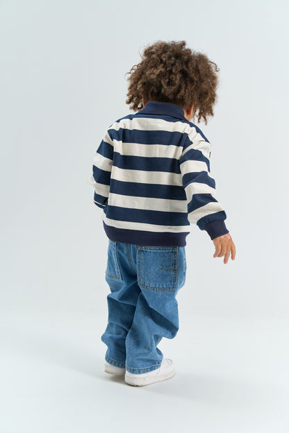 || The New || Gestreept polo sweatshirt - Siblings