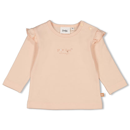 || Feetje || T-shirt met lange mouwen ‘grow love always’ - Little Rosebud
