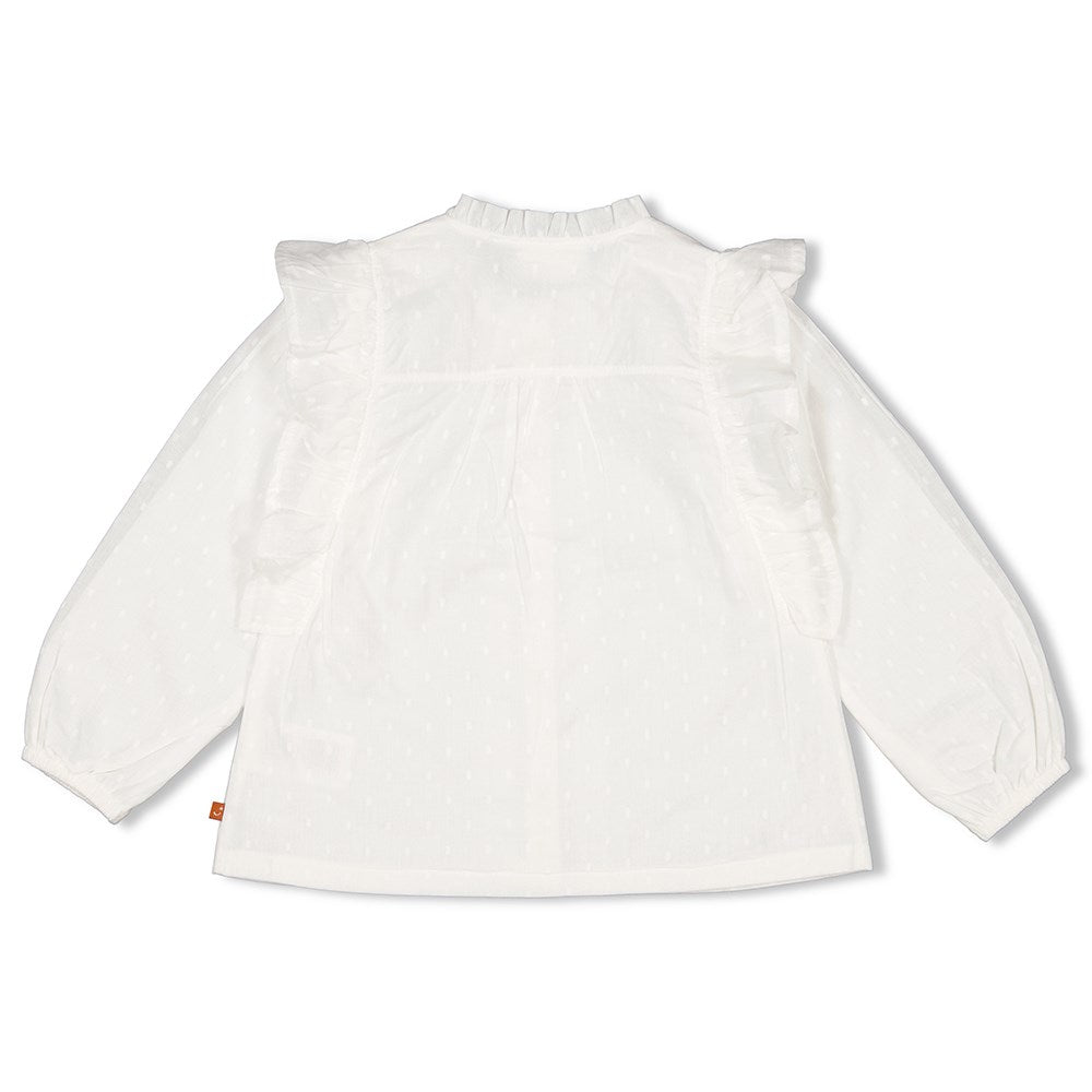 || Jubel || Blouse ruffles en dobby