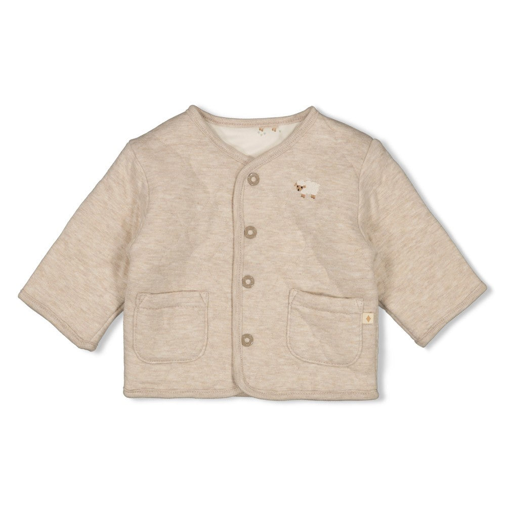 || Feetje || Omkeerbaar jasje met schaapjes print - Sleepy Sheepy