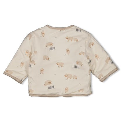|| Feetje || Omkeerbaar jasje met schaapjes print - Sleepy Sheepy