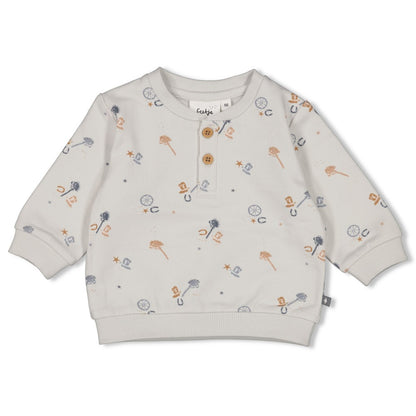 || Feetje || Sweater met cowboy print - Howdy