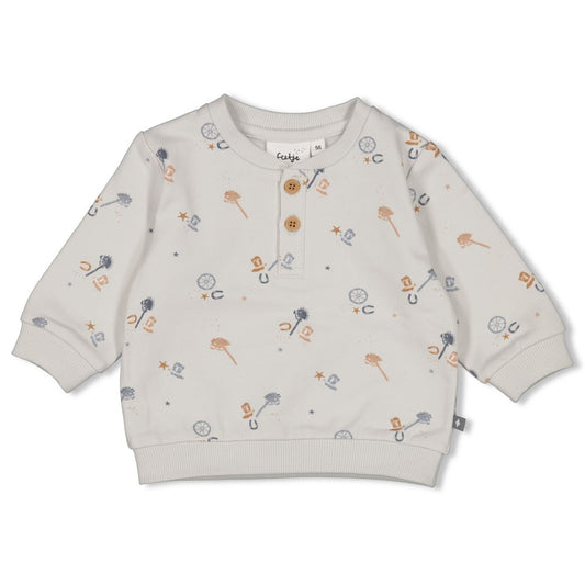|| Feetje || Sweater met cowboy print - Howdy
