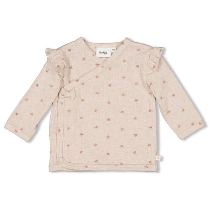 || Feetje || Overslag shirt met bloemen en strik - Morning Sun