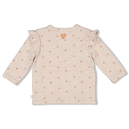 || Feetje || Overslag shirt met bloemen en strik - Morning Sun