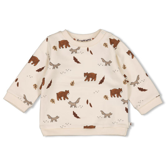 || Feetje || Sweater met berenprint - Wild World