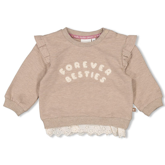 || Feetje || Trui met broderie - Better Together