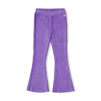 || Jubel || Flared broek rib fluweel lavendel - Wild Soul
