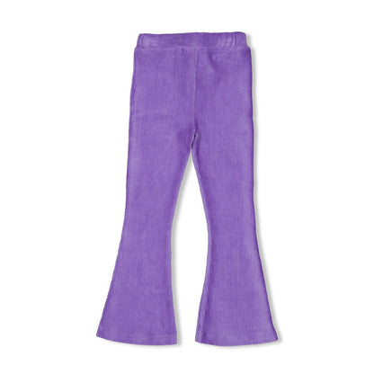 || Jubel || Flared broek rib fluweel lavendel - Wild Soul
