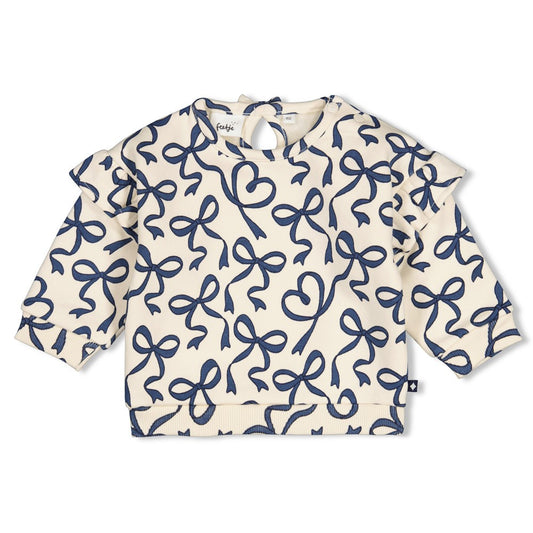 || Feetje || Sweater met strikken print - Winter Denims