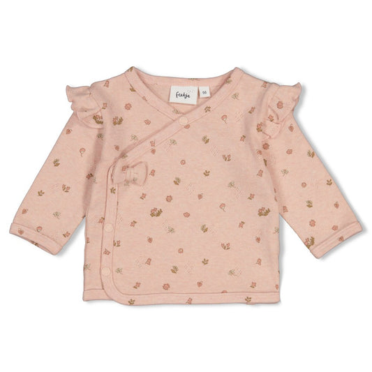 || Feetje || Overslag shirt met bloemen en strik - Fall in Love