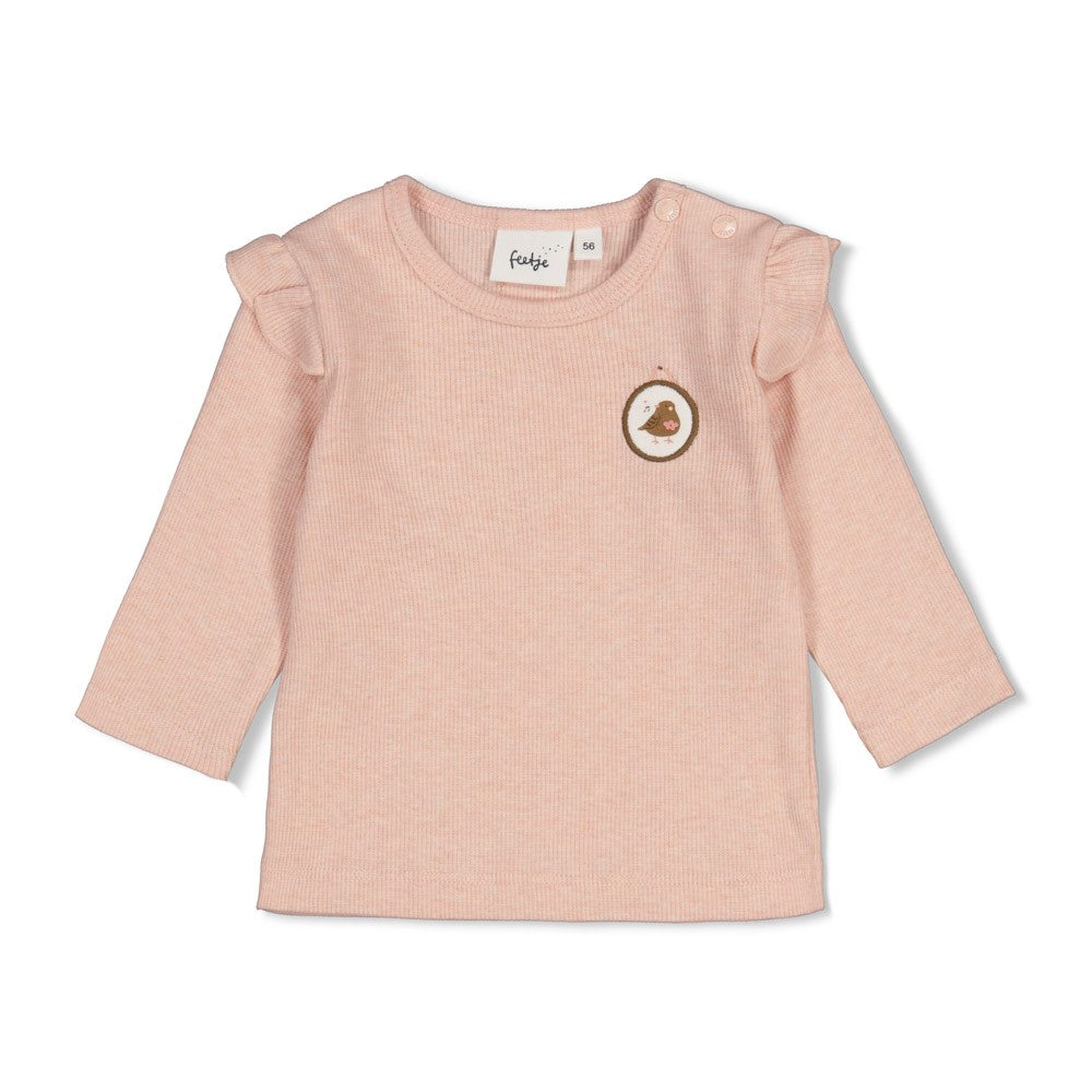 || Feetje || Longsleeve in rib - Fall in Love