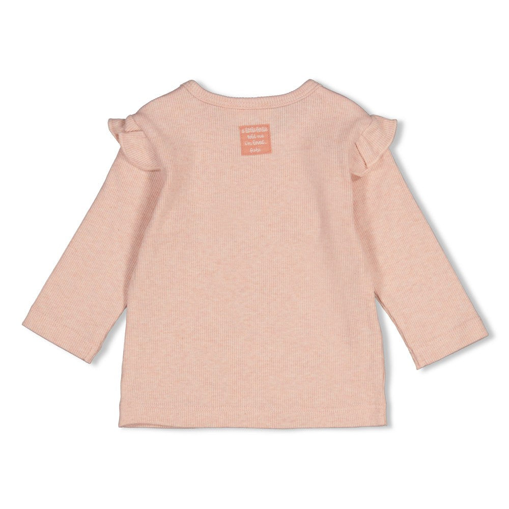 || Feetje || Longsleeve in rib - Fall in Love