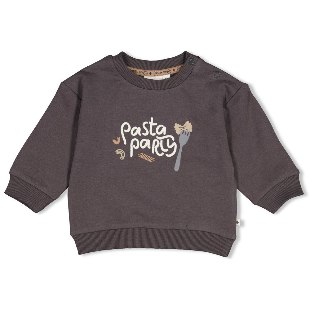 || Feetje || Sweater met pasta party print - Pasta Party