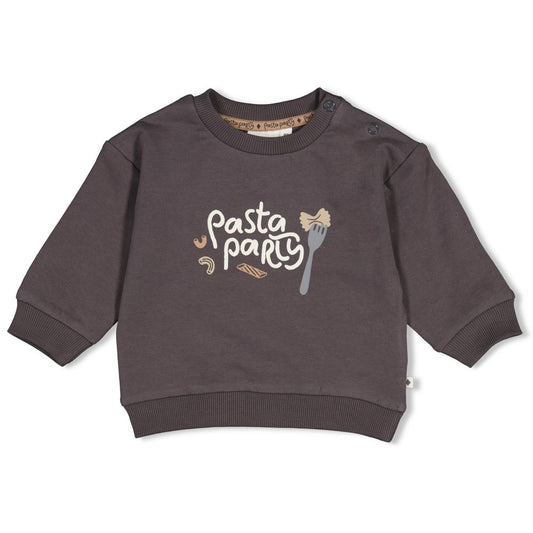 || Feetje || Sweater met pasta party print - Pasta Party