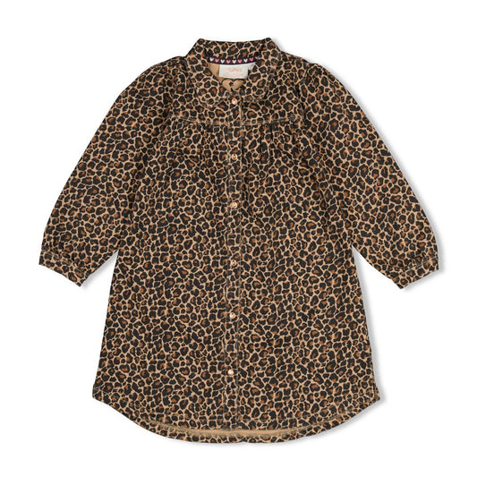 || Jubel || Denim jurk met panter print - City Chic