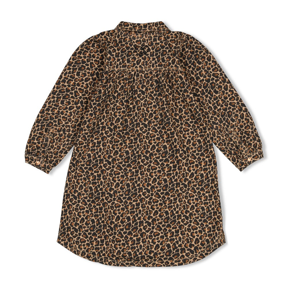 || Jubel || Denim jurk met panter print - City Chic