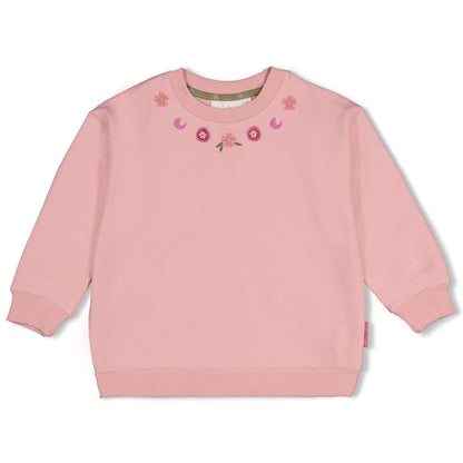 || Jubel || Sweater met borduursel - Moon Flowers