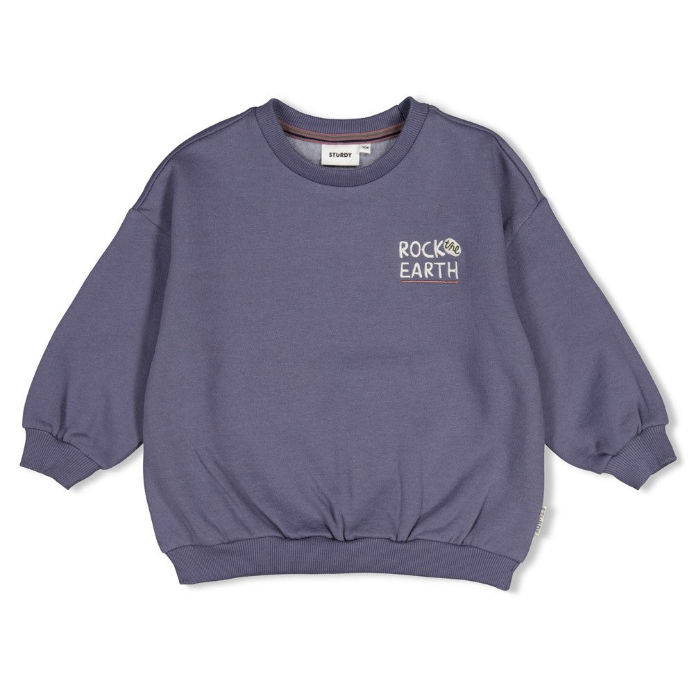 || Sturdy || Oversized sweater met backprint - Rock the Earth