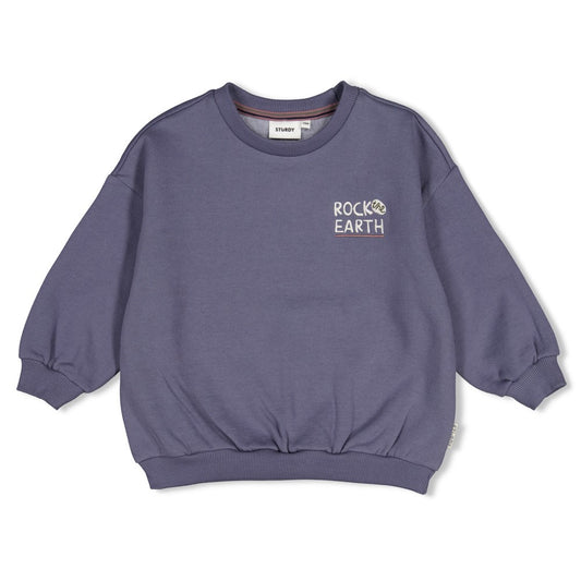 || Sturdy || Oversized sweater met backprint - Rock the Earth