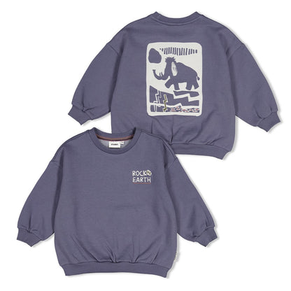 || Sturdy || Oversized sweater met backprint - Rock the Earth