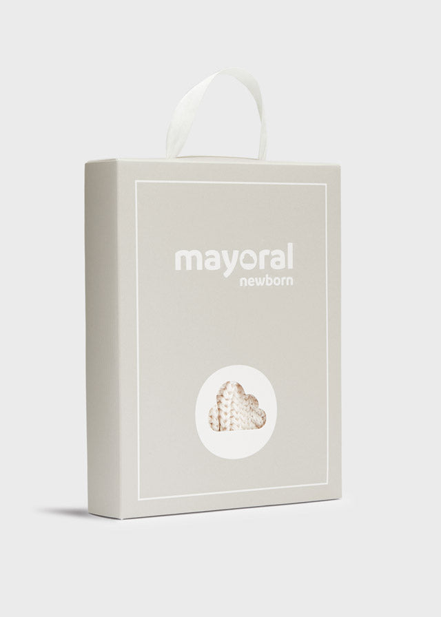 || Mayoral || Gebreide winterset crème - Newborn