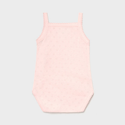 Mayoral romper pointelle - roze