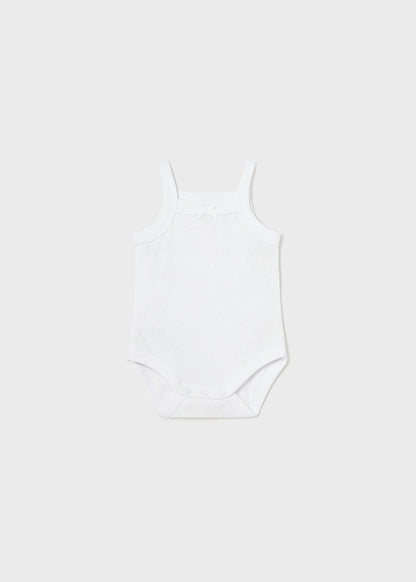 || Mayoral || Basis romper pointelle wit - Newborn