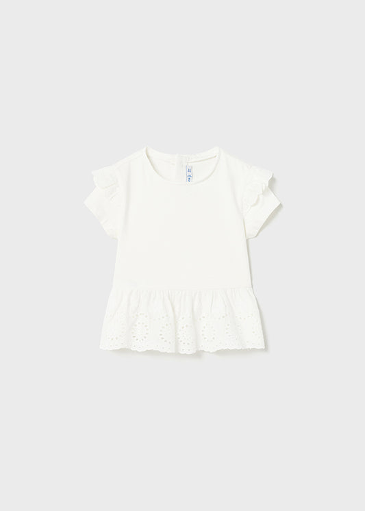 || Mayoral || T-shirt met broderie - Baby