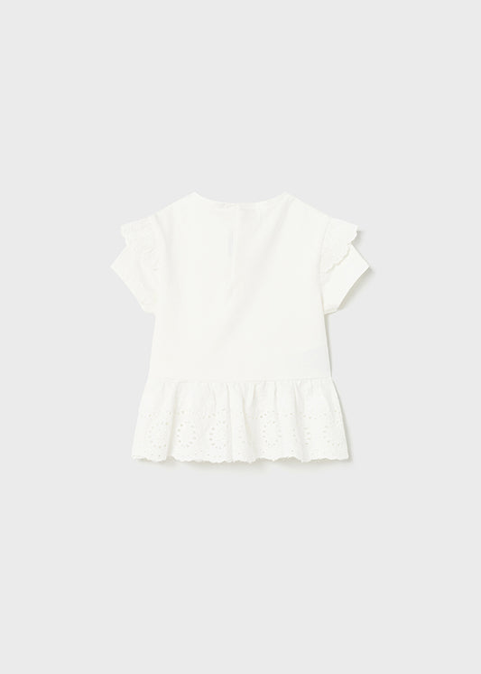 || Mayoral || T-shirt met broderie - Baby