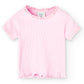 || Boboli || Basis T-shirt rib - roze