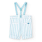 || Boboli || Linnen korte broek met bretels