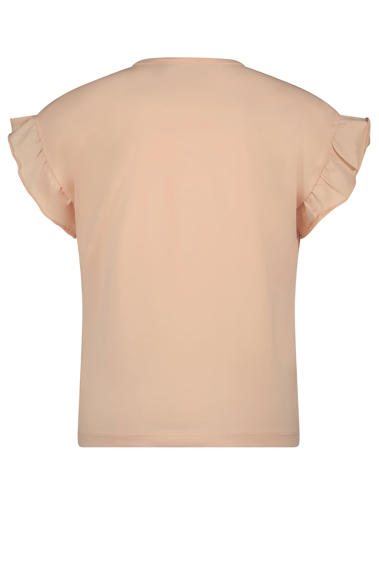 || NONO || T-shirt met ruffle mouwen - Rosy Sand