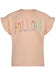 || NONO || T-shirt met ruffle mouwen - Rosy Sand
