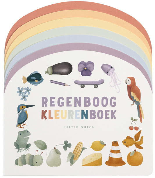 || Little Dutch || Regenboog kleurenboek