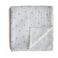 Mushie Hydrofiele Doek XL - Blaadjes