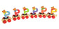 Charl's Toys || Houten Treinletter - P