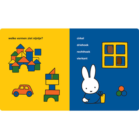 || Dick Bruna || Welke vorm zie je, Nijntje?